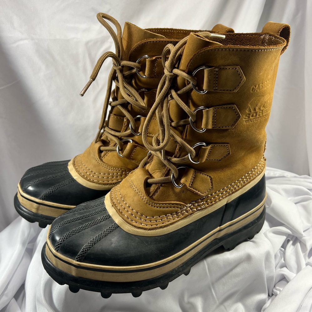 Sorel Caribou Men's 7 Iconic Waterproof Boots Insulated Winter Snow Buff